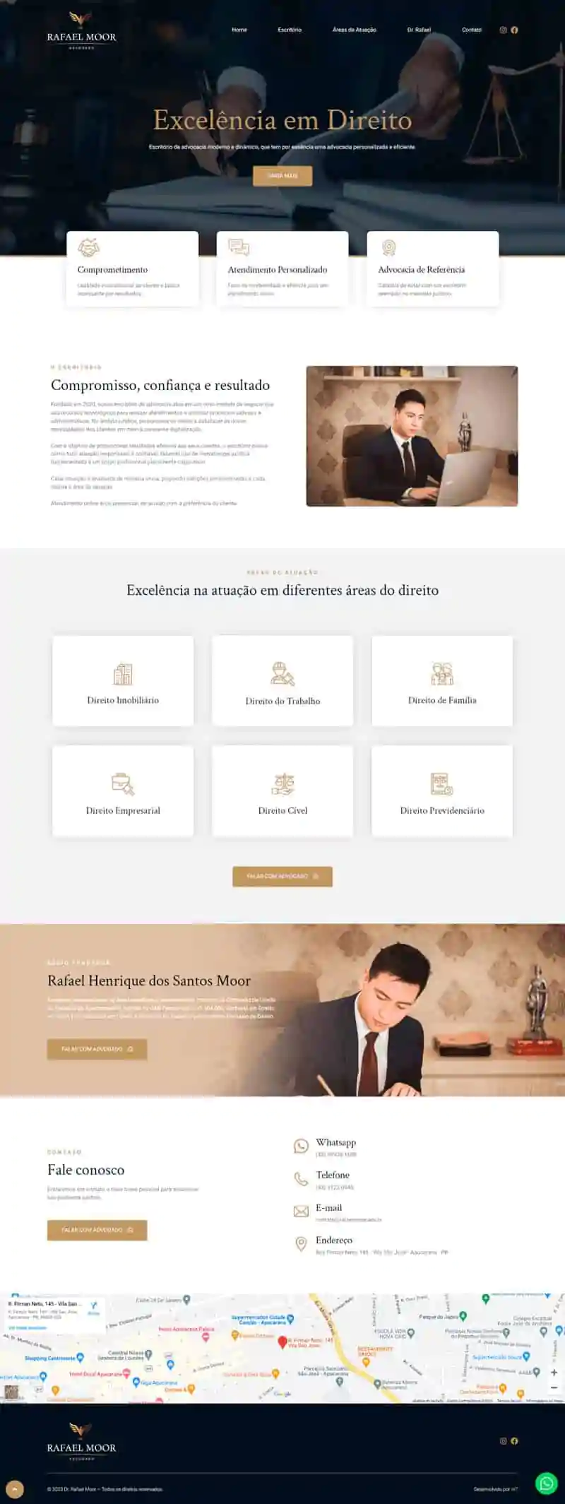 Landing Page Dr Rafael Moor